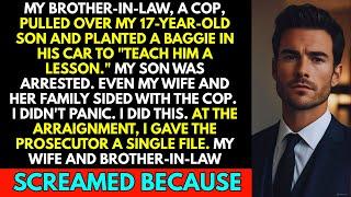 My wife defended the officer who framed our son… then I discovered why.