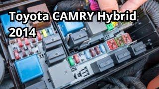 Diagrama de caja de fusibles de Toyota CAMRY Hibrido 2014.