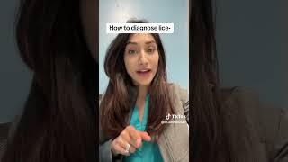 How to Diagnose Lice | Dr. Amna Husain #shorts #lice