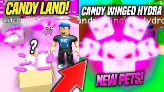 *NEW* CANDY LAND UPDATE and FREE DOMINUS PET in BUBBLE GUM SIMULATOR!! (Roblox)