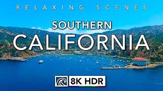 Flying over Southern California in 8K HDR 60fps with Cinematic music and Captions