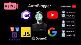 Приложение с нуля за 3 часа | Live coding | OpenAI | ИИ | C# + JS | AutoBlogger