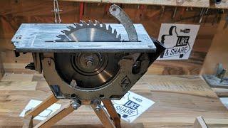 Hand Circular saw | Table saw Drill powered | Rescue  old tool