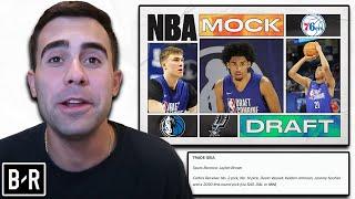 Reacting to BR's Post Combine NBA Mock Draft with Trades!