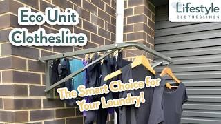 Eco Unit Clothesline Product Overview - Lifestyle Clotheslines