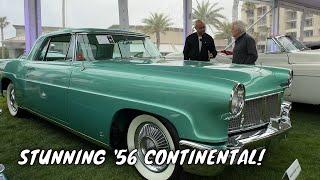 Wayne Carini and Ed Welburn check out a stunning 1956 Continental Mark II