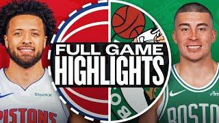 PISTONS at CELTICS | FULL GAME HIGHLIGHTS | December 12, 2024