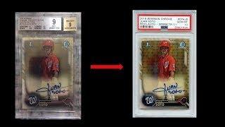 The History of the Altered Juan Soto 1st Bowman Superfractor 1/1 #shorts