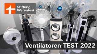 Test Ventilatoren 2022: Ventilatortest mit Tisch-, Turm- und Standventilatoren (Stiftung Warentest)