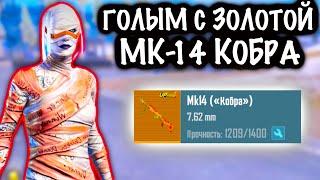 ГОЛЫМ с ЗОЛОТОЙ МК-14 КОБРА до ФУЛЛ 6 | 7 КАРТА МЕТРО Рояль | Metro PUBG Mobile