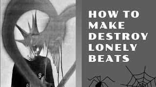 HOW TO MAKE BEATS FOR DESTROY LONELY | destroy lonely ambient type beat tutorial (prod. noo1ie)