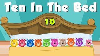 Ten In The Bed Nursery Rhyme By Little Buds Kids TV