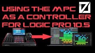 Using the MPC X, MPC One, MPC Live or MPC Live II as a controller for Logic Pro 10.5