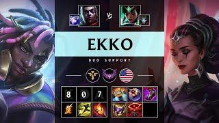 Ekko Support vs Karma - NA Master Patch 25.12