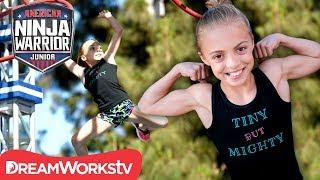 AMERICAN NINJA WARRIOR JUNIOR | "Tiny but Mighty" BEAST MODE Gymnast Goes Far