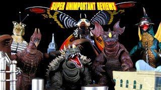 Revoltech Anguirus, Gigan, MOGUERA, Mothra, Baragon, And Rodan Kaiju Figure Review