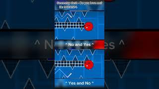 Geometry dash - Do you love me (Yes & No, No & Yes) #geometrydash #shorts