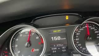 Audi RS4 8k 4.2 FSI acceleration 100/200 km/h with stage 1