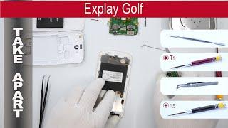 How to disassemble  Explay GOLF, Take Apart, Tutorial