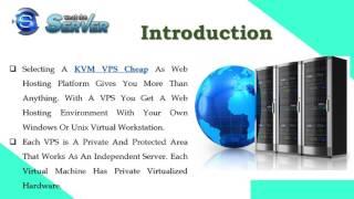 KVM VPS Cheap