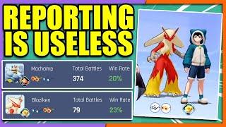 This PLAYER has been LOSING ON PURPOSE for HUNDREDS of Games | Pokemon Unite