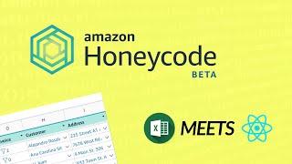 AWS HoneyCode Tutorial: "No Code" Web and Mobile Apps