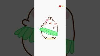 Cute molang dance on burj khalifa /#molang#funnycartoon#cutecartoon