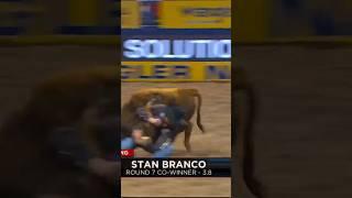 2023 NFR Round 7 Steer Wrestling Co-Winner Stan Branco!