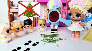 WHERE'S THE TREE? LOL surprise dolls in kindergarten! Funny dolls cartoons Darinelka