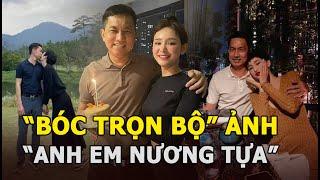 Hiền Hồ bị “bóc trọn bộ” ảnh “anh em nương tựa” tình tứ muôn nơi, thế này thì “tựa” hơi quá tay rồi