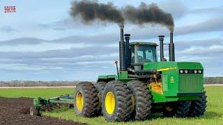 890 HP 10X 890 COPY CAT Tractor Plowing