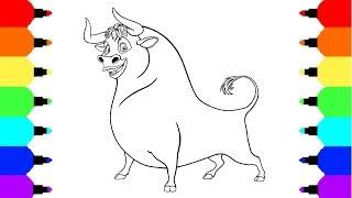 How To Draw Ferdinand the Bull - Coloring Pages - Drawing and Coloring