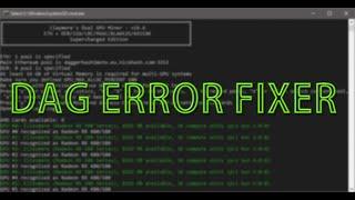 Claymore DAG Error Fixer (claymore opencl or dag error problem)