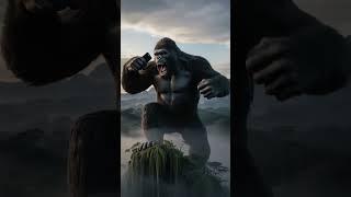 Cat vs Buffalo King Kong Saves the Day! #catlovers #rescue #shorts #shortsfeed #trend #animals