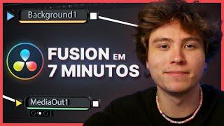 Como Editar no Fusion em 7 Minutos | Tutorial de DaVinci Resolve em Português do Brasil.