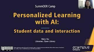 Personalized Learning with AI: Student data and interaction