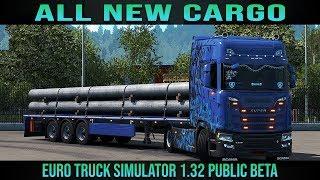 ETS2 1.32 Beta | All NEW Cargo For The Owned Flatbed Trailer | Euro Truck Simulator 2
