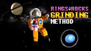 RINGS ROCKS GRINDING Method and TUTORIAL in Space simulator on Roblox