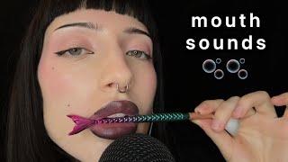 Mouth sounds with mermaid brushes ASMR