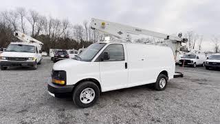 Lewis Motor Company - 2006 Chevrolet Express 3500 Versalift Bucket Van Boom Lift for sale on eBay!