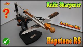 New in 2023! Best professional knife sharpening system Hapstone RS | How to sharpen a chef knife.