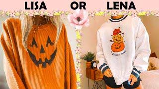 LISA or LENA  Halloween  Outfits, Costumes, Food