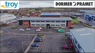 Troy touring the Dormer Pramet UK sales office.