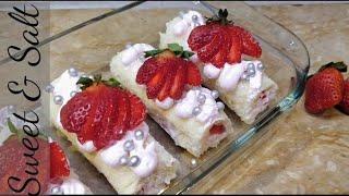 Strawberry Cream Rolls | Bread Cream Rolls Recipe by Warda Food Style