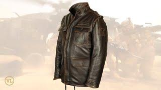 M65 Field Leather Jacket brown Art. 562 - vintage-leder.com