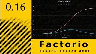 Factorio 0.16 - Роботы против лент (часть 3 про роботов)