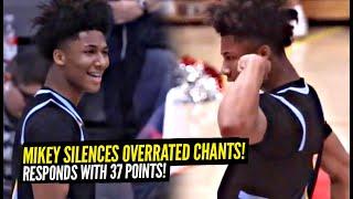 Mikey Williams SILENCES The Haters & Drops 37 Point TRIPLE DOUBLE! NEVER Chant "Overrated" To Mikey!