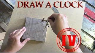 Draw a Clock Using a Compass // TIPS