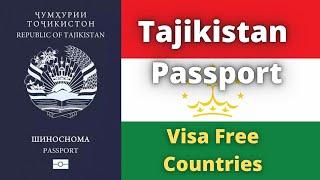 Tajikistan Passport Visa Free Countries (2023)