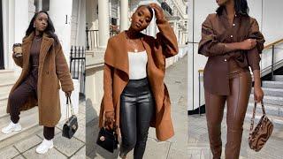 Easy Outfits for FALL/WINTER Season | Black Fashion Lookbook and Inspiration 2021